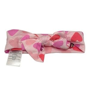 Magnetic Me Pink Heart Print Knot Headband